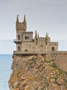 Swallow's Nest castle in Crimea, built in 1912, image from Wikipedia