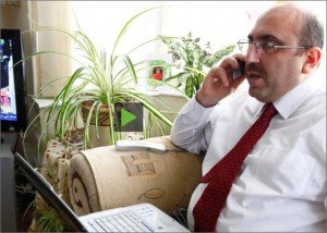 The director of the Syrian Observatory for Human Rights, Rami Abdulrahman (Mohammed Abbas, Reuters)