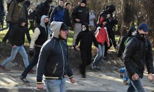 Right-wing extremists attack LGBT festival in Lviv, Ukraine on March 19, 2016 (Mykola Tys, EPA)