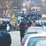 Kosovo Serbs block the road near the village of Rudine, North Mitrovica, Kosovo, Serbia on December 10, 2022. Photo: IC
